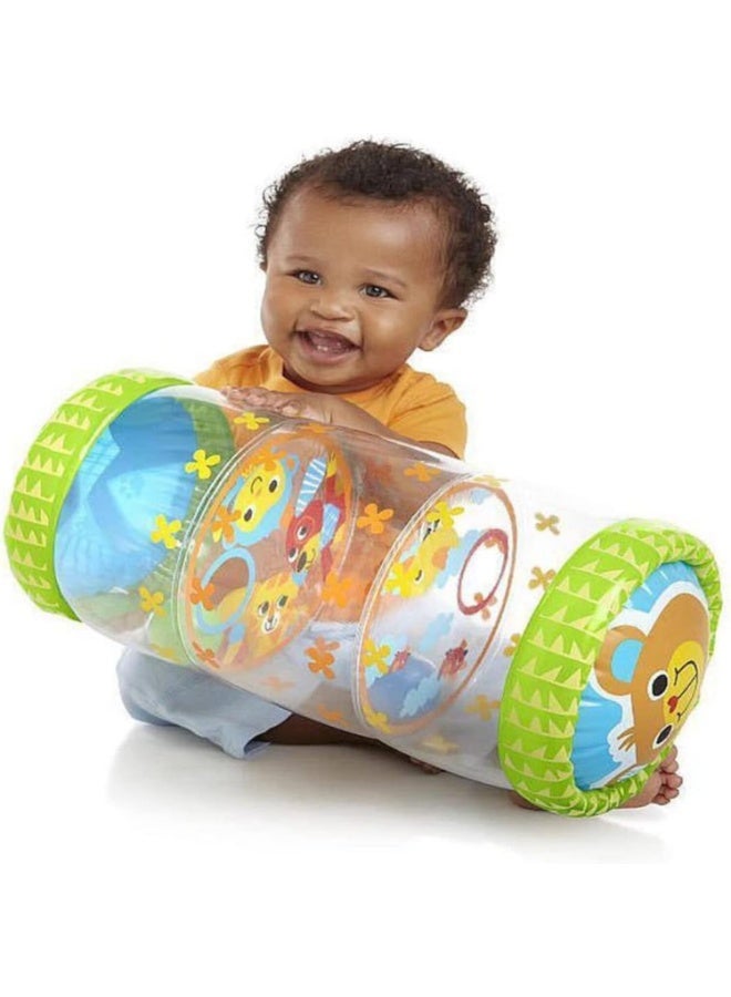LYNLYN Infant PVC Inflatable Crawling Roller Toy with Balls and Bells for Early Development, Suitable for Babies 3 Months to 3 Years Old - Image 4